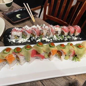 O'daku - Hulk Roll and Snow Crush Roll - Sushi Bars Near Me - Austin, Texas O'daku - Hulk Roll and Snow Crush Roll - Sushi Bars Near Me - Austin, Texas
