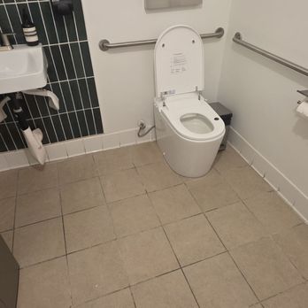 MolaMola Coffee - Haha bathroom pic. - Coffee & Tea Near Me - Los Angeles, California