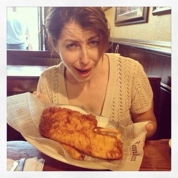 Frankie Farrels - Someone skinned The Little Mermaid to make these fish & Chips!! - New American Near Me - Orlando, Florida