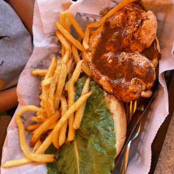 River Deck - Rasta Chicken sandwich - Seafood Near Me - New Smyrna Beach, Florida River Deck - Rasta Chicken sandwich - Seafood Near Me - New Smyrna Beach, Florida