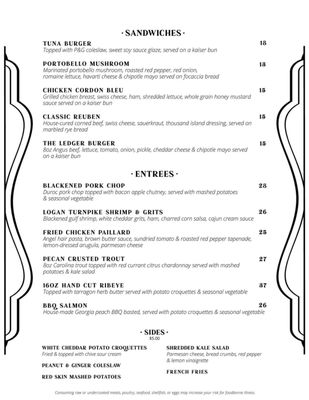 Menu photo 7 The General Ledger Blue Ridge, GA Menu photo 7 The General Ledger Blue Ridge, GA