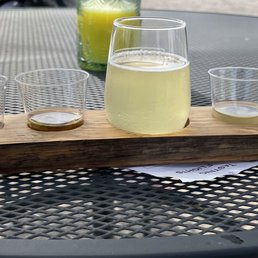 Flight of tastings. Flight of tastings.