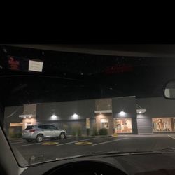 Backside parking lot