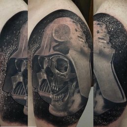 JP did my customer Darth Vader (Death Vader) piece.