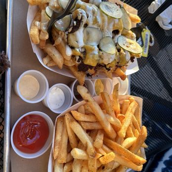 Burger Schmurger - Schmurger fries Regular fries - Burgers Near Me - Dallas, Texas Burger Schmurger - Schmurger fries Regular fries - Burgers Near Me - Dallas, Texas