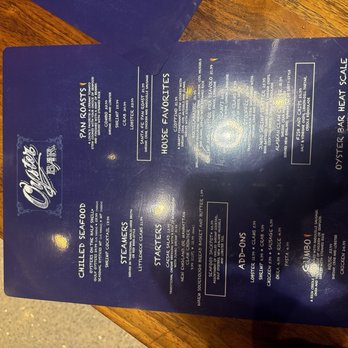 The Oyster Bar - Menu - Bars Near Me - Las Vegas, Nevada