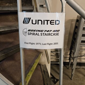 Airways Brewing - a sign on the stairs of an airplane - Breweries Near Me - Kent, Washington Airways Brewing - a sign on the stairs of an airplane - Breweries Near Me - Kent, Washington