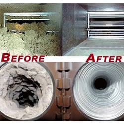 Desert Duct Detailing - Dryer vents get clogged with dirt & residue. Clean those vents yearly to improve efficiency & wear on your dryer.