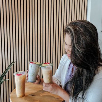 TEAA byme - Mango yalkut & sesame milk tea - Bubble Tea Near Me - Missouri City, Texas TEAA byme - Mango yalkut & sesame milk tea - Bubble Tea Near Me - Missouri City, Texas