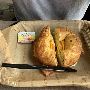 Einstein Bros. Bagels - French toast with bacon and egg - Breakfast & Brunch Near Me - Keller, Texas Einstein Bros. Bagels - French toast with bacon and egg - Breakfast & Brunch Near Me - Keller, Texas