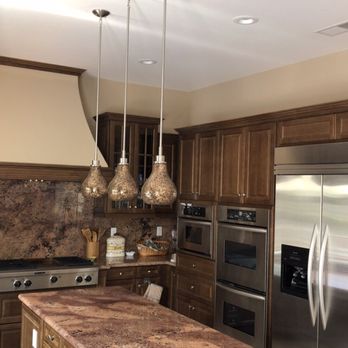Wheyland Electric - RJ from Wheyland Electric installed three beautiful pendant lights in our kitchen. Work done neatly and cleanly; we are very pleased. - Electricians Near Me Wheyland Electric - RJ from Wheyland Electric installed three beautiful pendant lights in our kitchen. Work done neatly and cleanly; we are very pleased. - Electricians Near Me