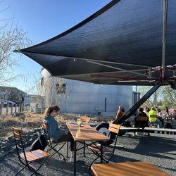 Bang Brewing - Great area for sun blocking