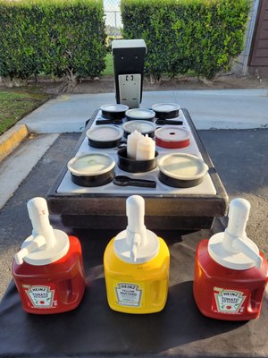 Photo of TK Burgers - Santa Ana, CA, US. ketchup and mustard ketchup