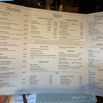 North Sea Fish Restaurant - Menu - Seafood Near Me - London, XGL North Sea Fish Restaurant - Menu - Seafood Near Me - London, XGL