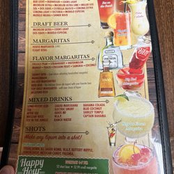 El Corral - Drink menu
