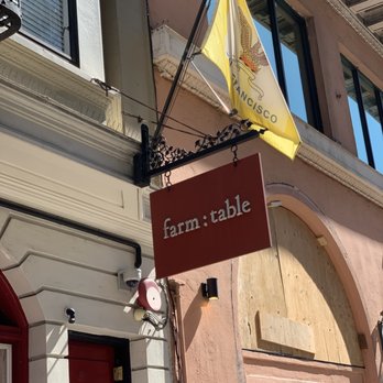 Farm : Table - Their cute sign! - Coffee & Tea Near Me - San Francisco, California Farm : Table - Their cute sign! - Coffee & Tea Near Me - San Francisco, California