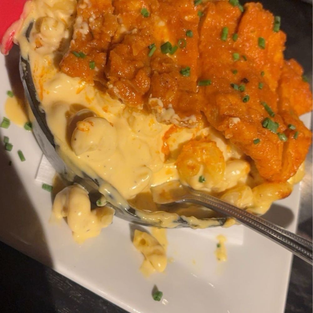 The Stillery - Mac and Cheese with less hot chicken. - New American Near Me - Nashville, Tennessee The Stillery - Mac and Cheese with less hot chicken. - New American Near Me - Nashville, Tennessee