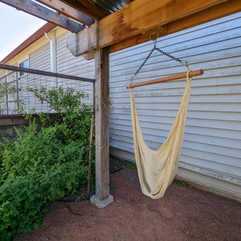Brickmaiden Breads - Hanging hammock chairs are the premium hang spot in the garden. Go all the way back. - Bakeries Near Me - Point Reyes Station, California Brickmaiden Breads - Hanging hammock chairs are the premium hang spot in the garden. Go all the way back. - Bakeries Near Me - Point Reyes Station, California