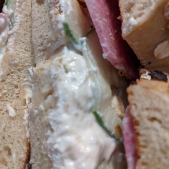 Bite Food & Coffee - This is supposed to be cream cheese mixed with Lox. - Coffee & Tea Near Me - Hackensack, New Jersey