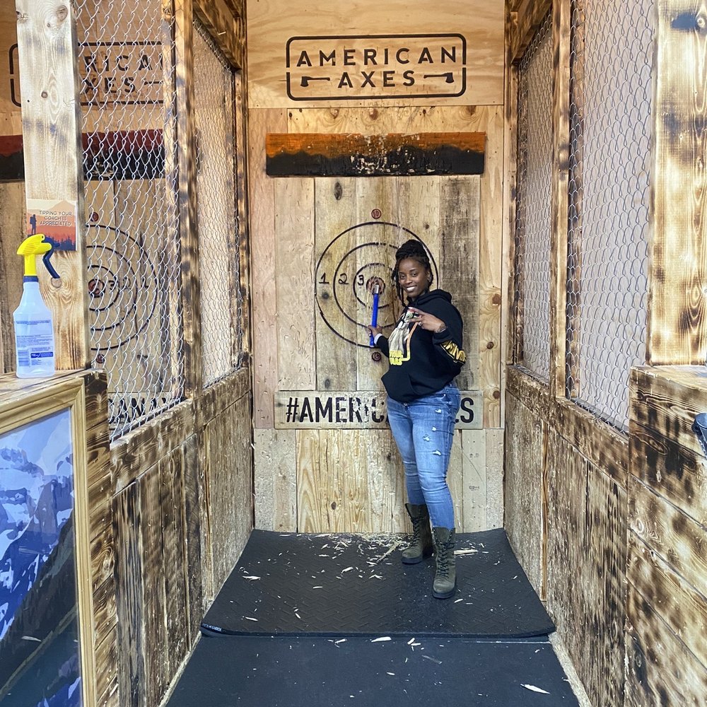 American Axes - Hit number 6 - Axe Throwing Near Me - Marietta, Georgia