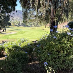 Steele Canyon Golf Club - 1st green of canyon course, picture taken from beyond the hole, on way to next tee box. Huge putting surface, well maintained.