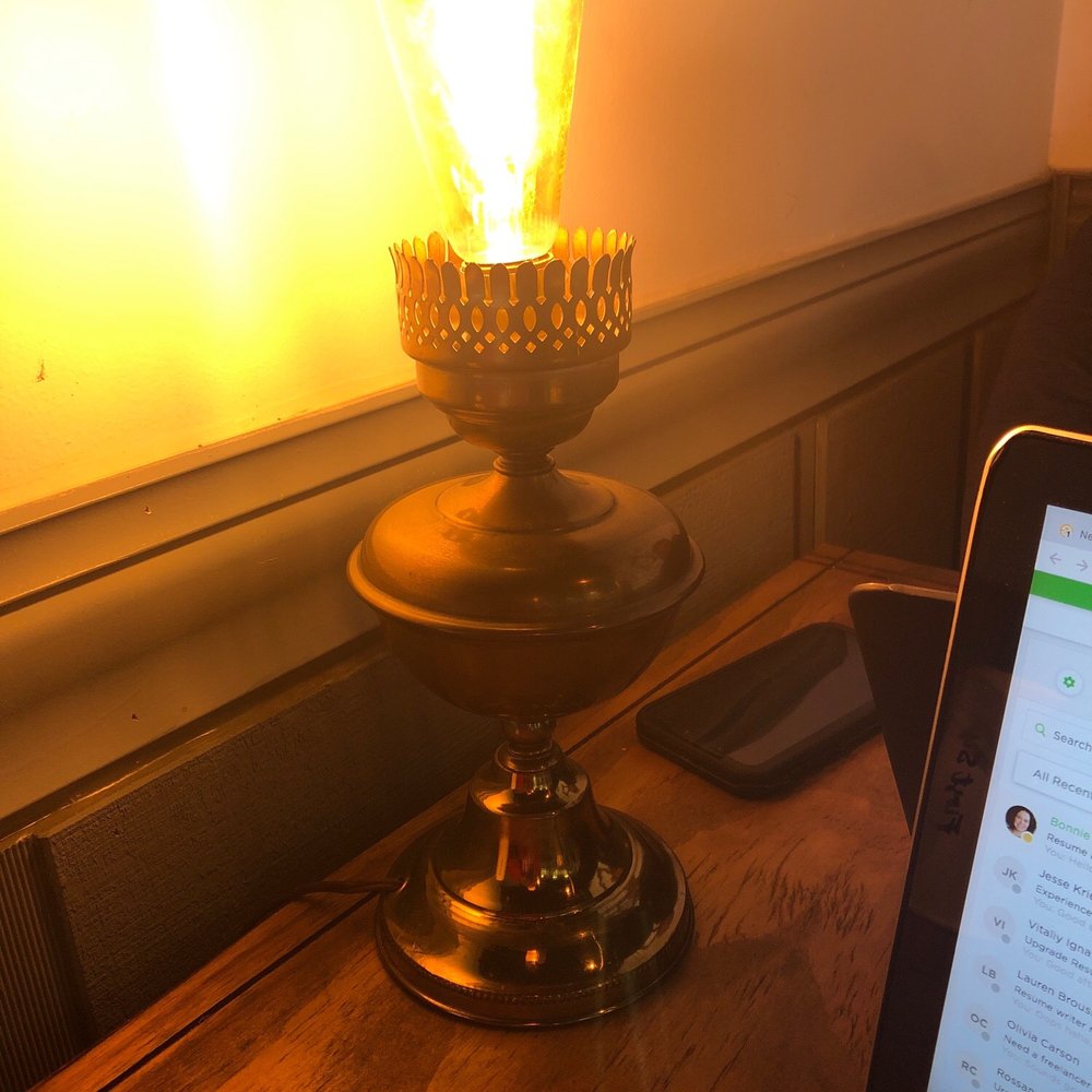 First Sip Cafe - Lamp on the tables - Coffee & Tea Near Me - Chicago, Illinois First Sip Cafe - Lamp on the tables - Coffee & Tea Near Me - Chicago, Illinois