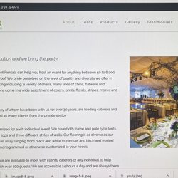 Almar Party & Tent Rentals - This is their website. Be careful!!!!