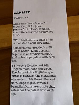 Menu photo 8 Carillon Brewing Dayton, OH