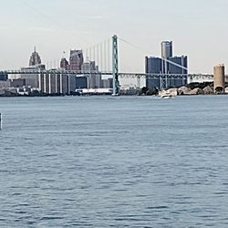 Ambassador Bridge - You can see the end from the site of the GHIB...
