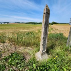 Mason Dixon Line - Mason Dixon Line Marker at 14723 Smithsburg Pike
