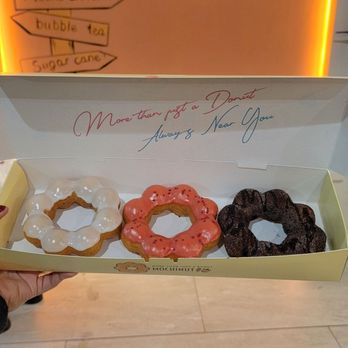 Mochinut - Trio- original, strawberry, choco churro - Donuts Near Me - Cypress, Texas