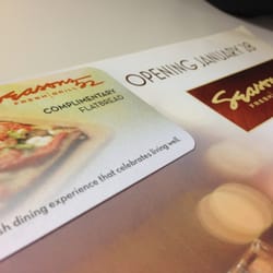 Seasons 52 - FREE FLATBREAD!!! I love Seasons 52 already!!!!