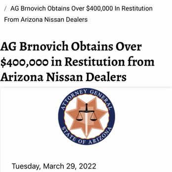 Pinnacle Nissan - This is the first page of the lawsuit from tge attorney general - Car Dealers Near Me - Scottsdale, Arizona Pinnacle Nissan - This is the first page of the lawsuit from tge attorney general - Car Dealers Near Me - Scottsdale, Arizona