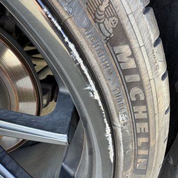 Dr. Wheel Mobile Repair - Houston - Before tire #1 - Wheel & Rim Repair Near Me