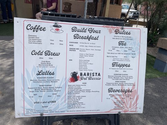 Menu photo 3 Barista Del Barrio Tucson, AZ Menu photo 3 Barista Del Barrio Tucson, AZ