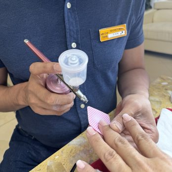 Nailspa Excel - Tan doing ombre' dipping powder on my natural nails. - Nail Salons Near Me - La Verne, California Nailspa Excel - Tan doing ombre' dipping powder on my natural nails. - Nail Salons Near Me - La Verne, California