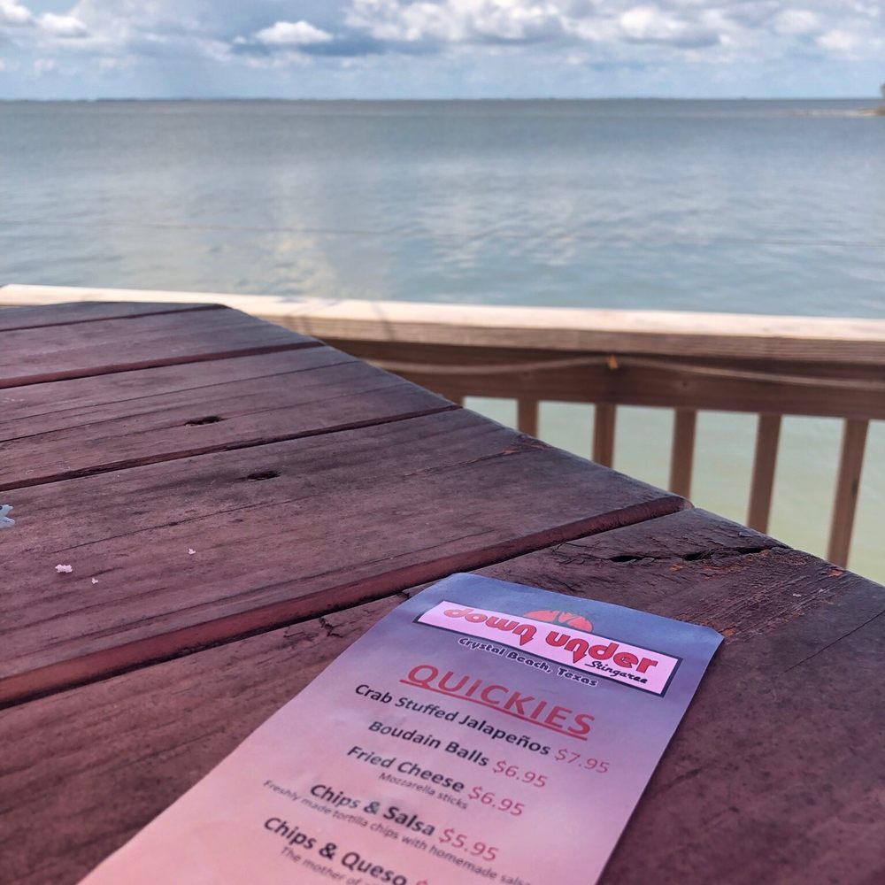 Stingaree - The view - Seafood Near Me - Crystal Beach, Texas Stingaree - The view - Seafood Near Me - Crystal Beach, Texas