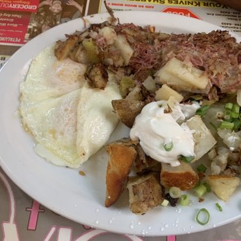 Sax's Joint - Corned beef hash - Breakfast & Brunch Near Me - Petaluma, California Sax's Joint - Corned beef hash - Breakfast & Brunch Near Me - Petaluma, California