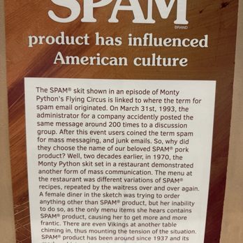 SPAM Museum - Origin of 'spam' for junk mail - Museums Near Me - Austin, Minnesota