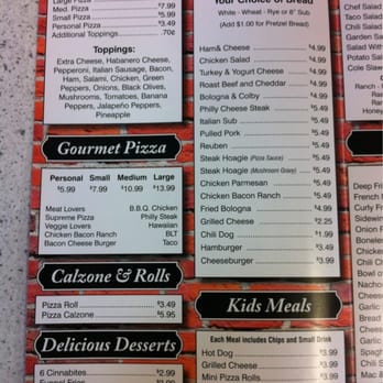 24 Deli & Pizza - Inside left of menu, 3/2015. - Delis Near Me - Hillsboro, Ohio 24 Deli & Pizza - Inside left of menu, 3/2015. - Delis Near Me - Hillsboro, Ohio