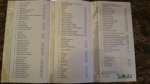 Menu photo 8 Sakura Thomasville, NC Menu photo 8 Sakura Thomasville, NC
