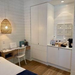 The Court - Seaside, Florida - Coffee bar in room & closet. Love how it was appointed