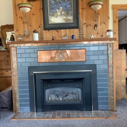 Darby’s Tile Works - New fireplace face lift!