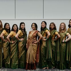 Stylish Saree Draping