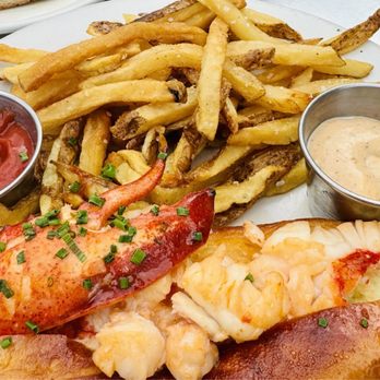 Knowles Station Wine & Co - Lobster roll and house House-Cut Fries --lobster roll was good with old bay aioli sauce. Also a bit too chewy and lacking flavor. - Beer, Wine & Spirits Near Me - Kensington, Maryland Knowles Station Wine & Co - Lobster roll and house House-Cut Fries --lobster roll was good with old bay aioli sauce. Also a bit too chewy and lacking flavor. - Beer, Wine & Spirits Near Me - Kensington, Maryland