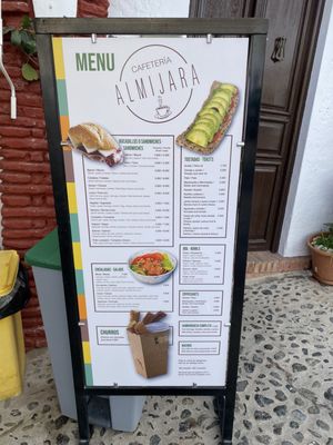 Menu photo 1 Almijara Frigiliana, MA Menu photo 1 Almijara Frigiliana, MA