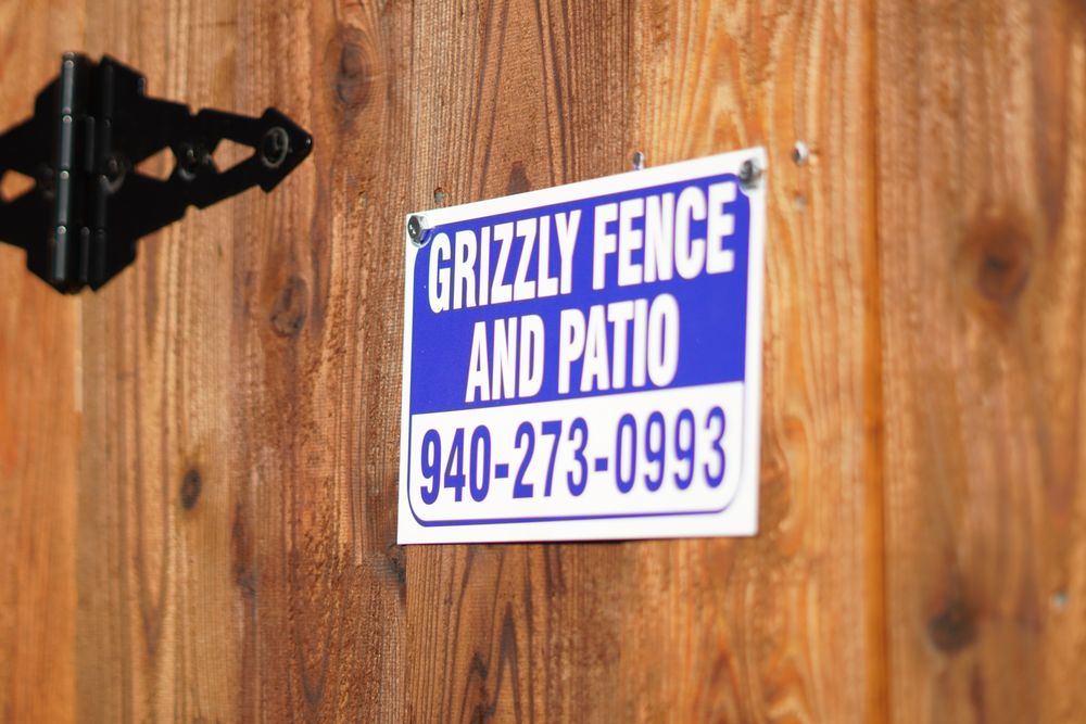 Slide of Grizzly Fence and Patio