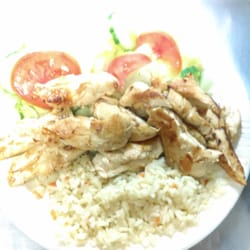 Depot House of Pizza - Grilled chicken dinner with rice