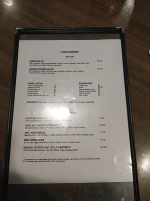 Menu photo 2 Black Rock Grill Lovelock, NV