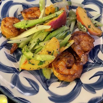 Extra Virgin - Shrimp peach salad - Tapas/Small Plates Near Me - Kansas City, Missouri